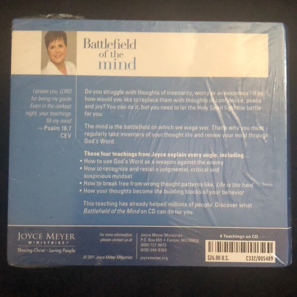 Joyce Meyer Audiobook CD Battlefield of the Mind - Picture 2 of 3